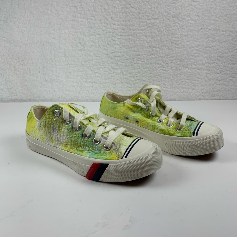PRO KEDS Sneakers Royal Lo Tie Dye Seersucker Mens Cap‎ Toe Size 5 NWOB 7089